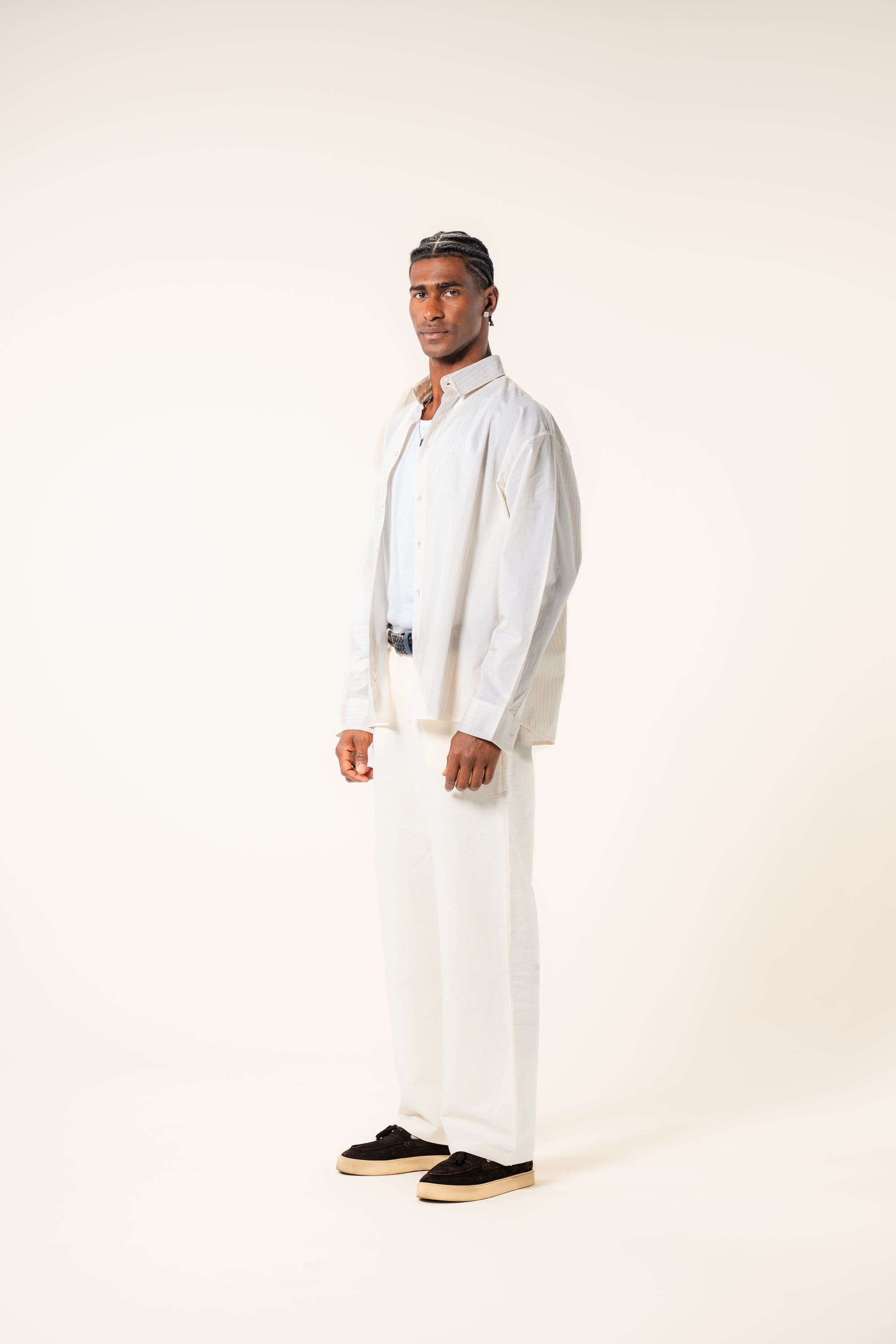 Long Sleeve Pinstripe Shirt