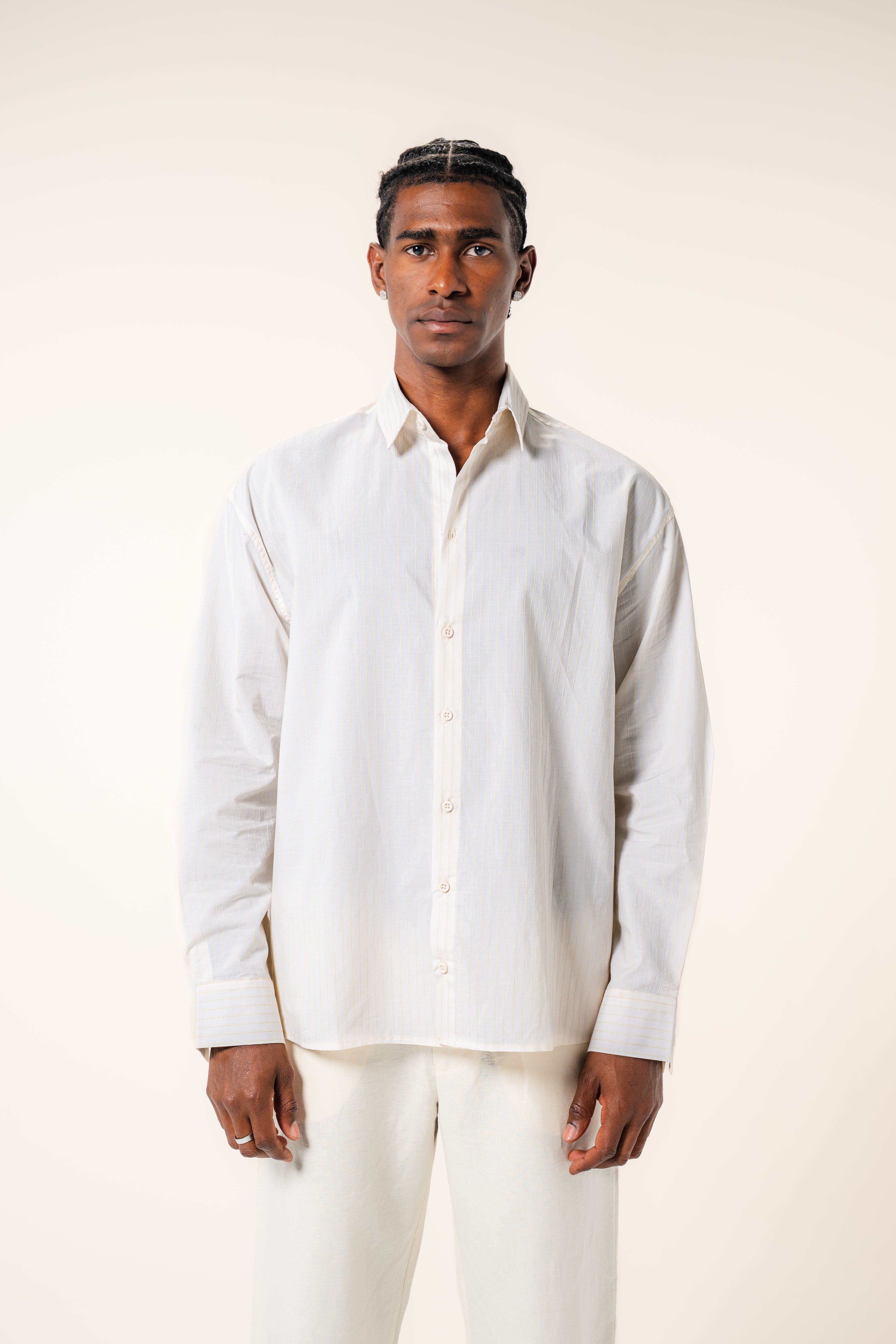 Long Sleeve Pinstripe Shirt