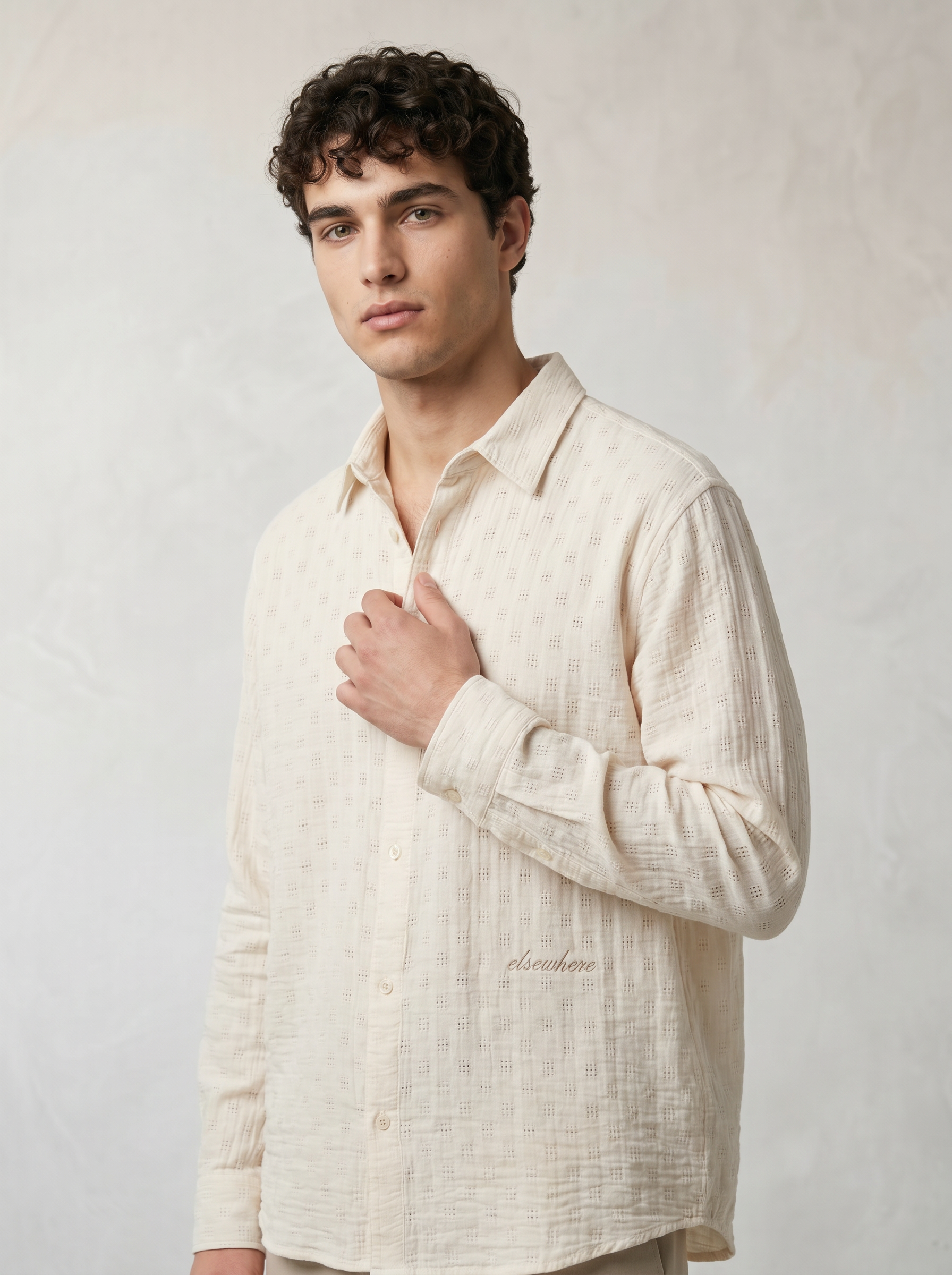Geometric Flowing Shirt