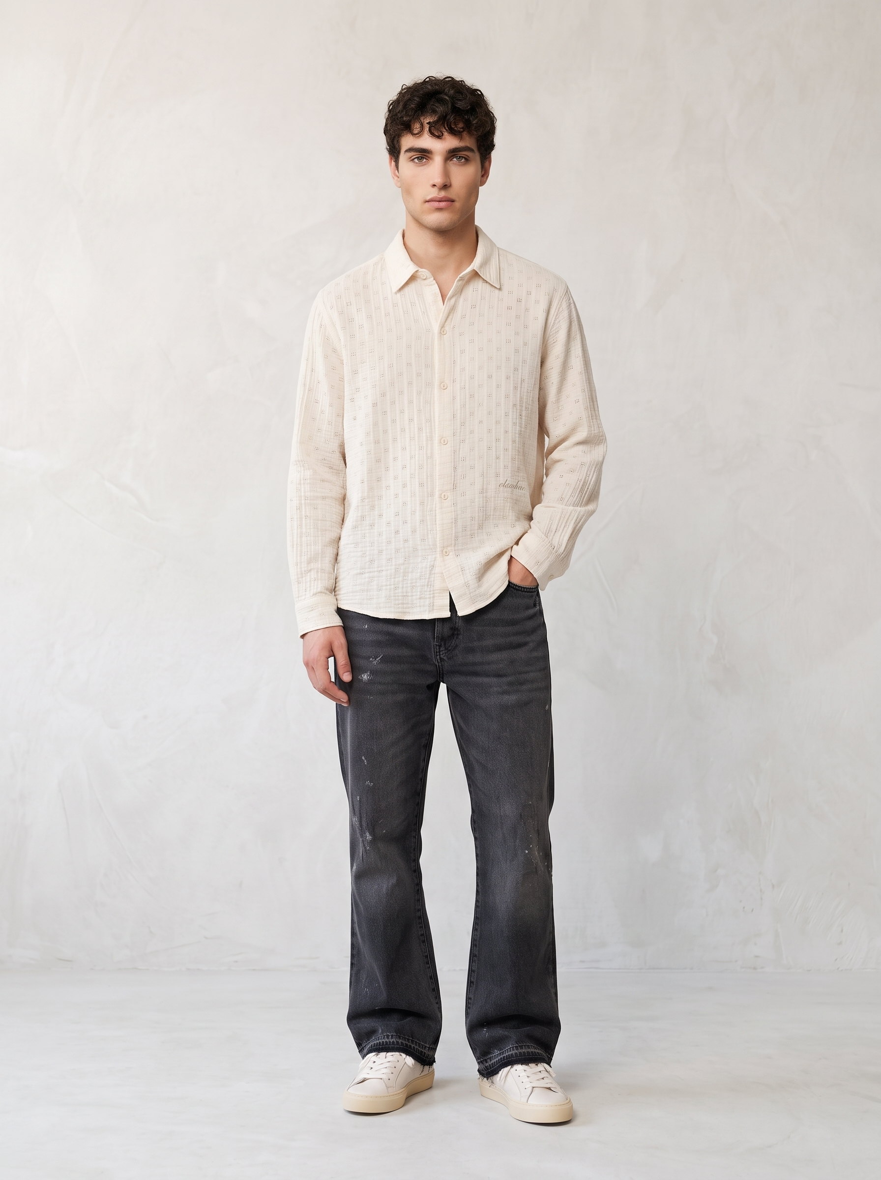Geometric Flowing Shirt