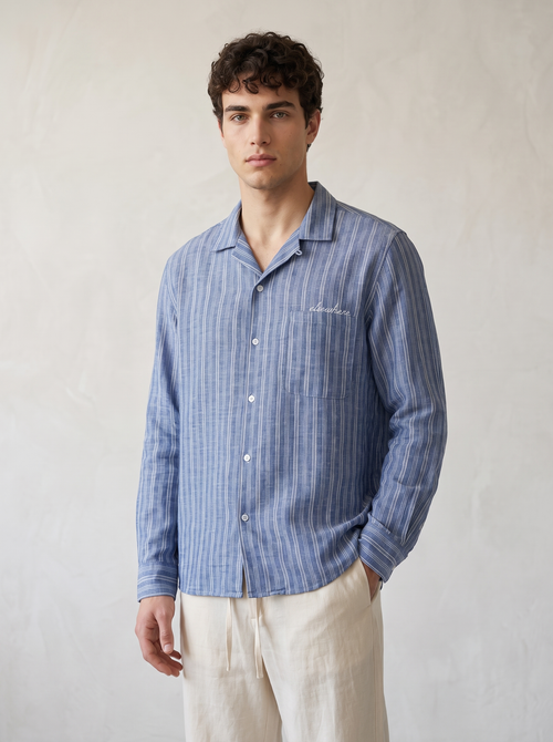Blue Striped Shirt