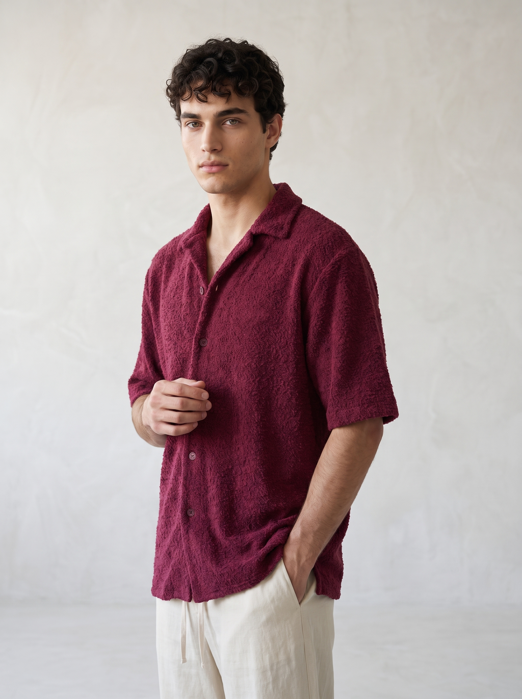 Burgundy Shirt