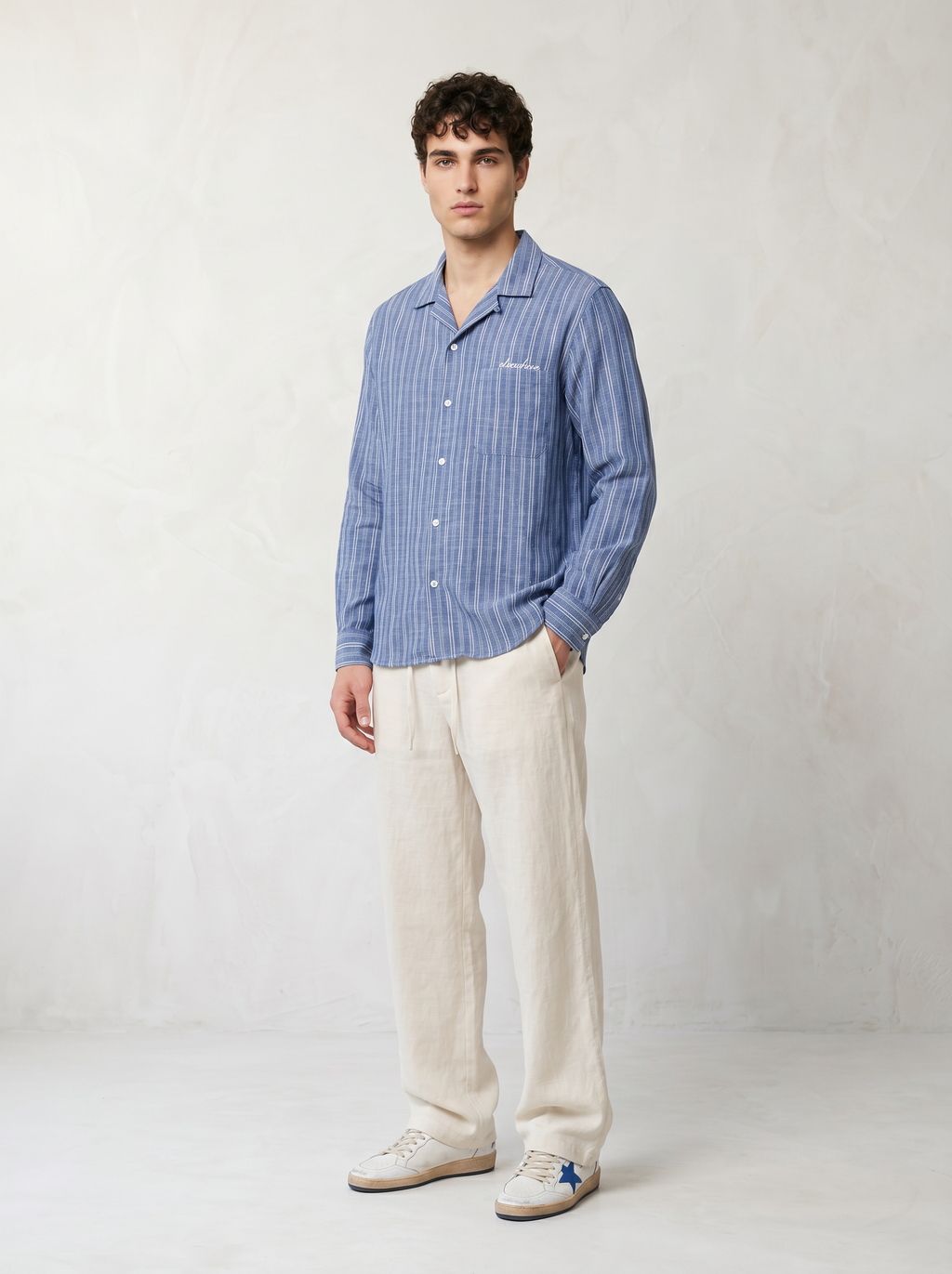Blue Striped Shirt