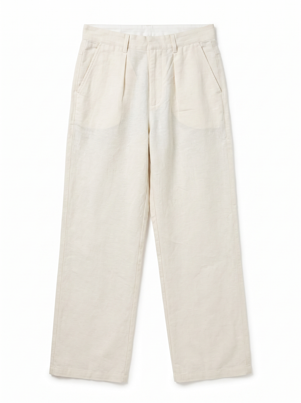 Pleated Linen Pants