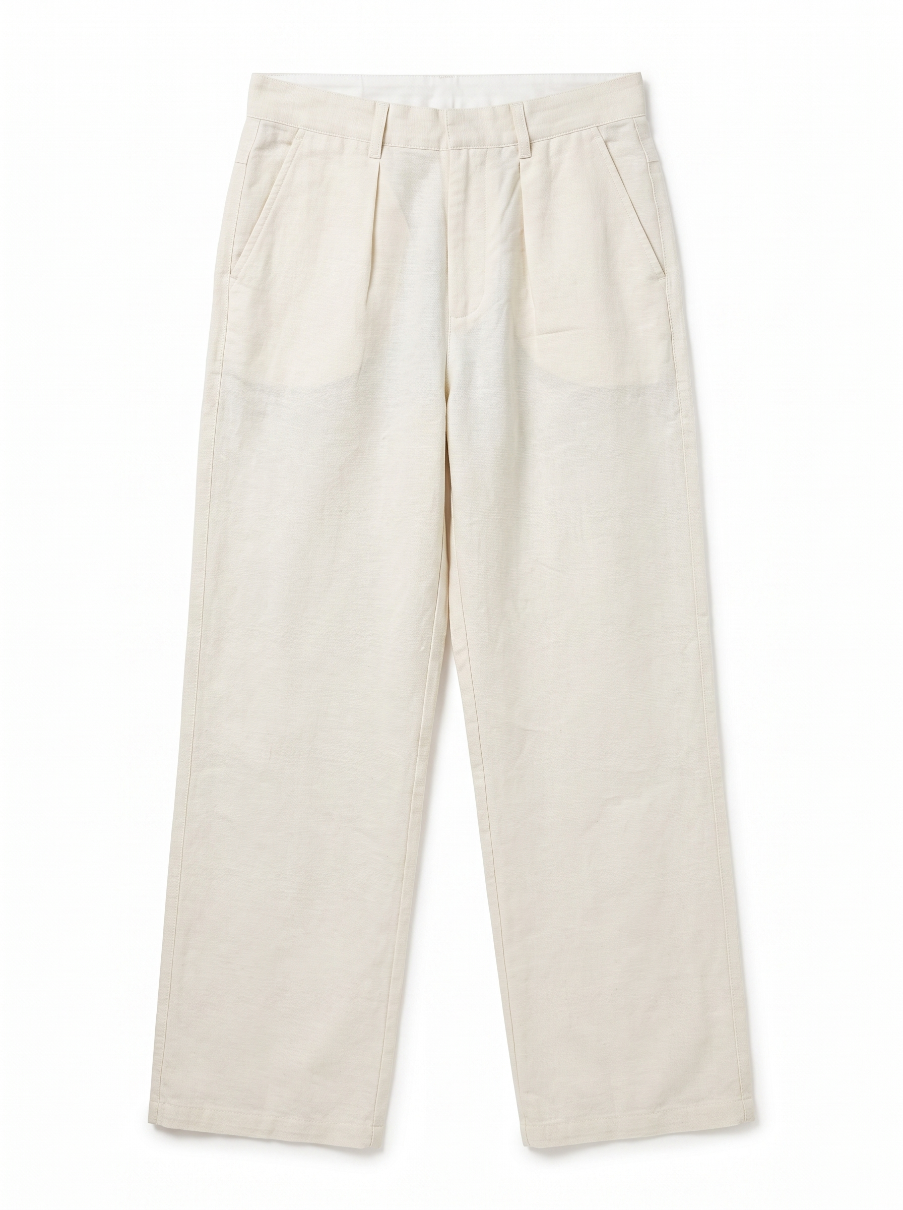 Pleated Linen Pants