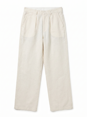 Pleated Linen Pants