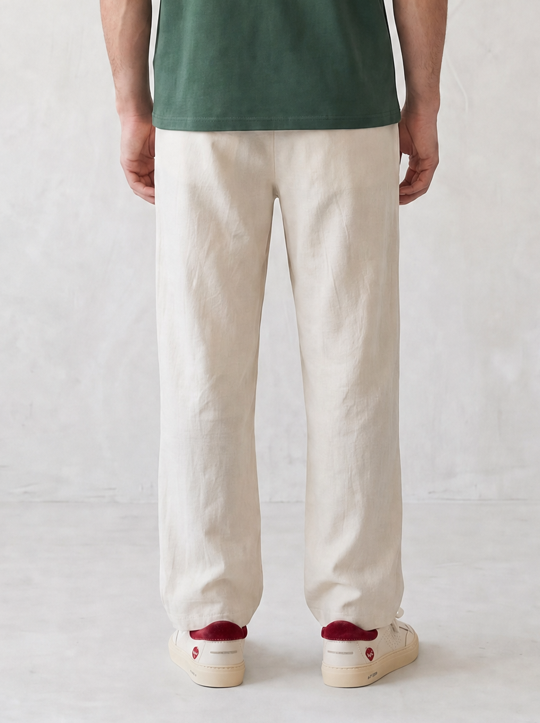 Wide Leg Linen Trousers